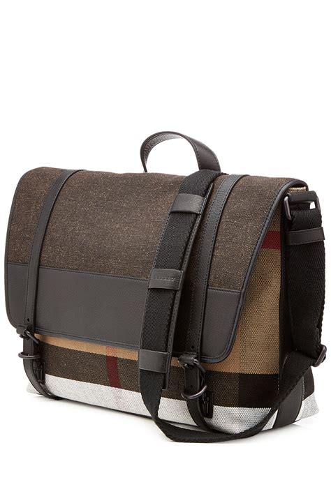 mens messenger bag burberry|Burberry hand bags for men.